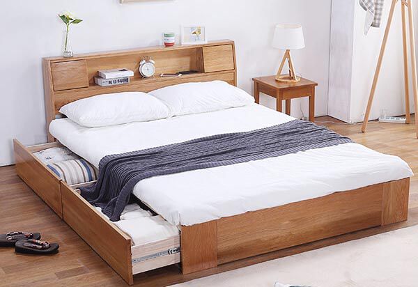 Giường ngủ gỗ 2 ngăn đẹp và tiện ích