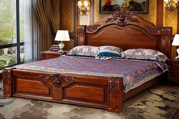 Mẫu giường ngủ gỗ cổ điển đẳng cấp