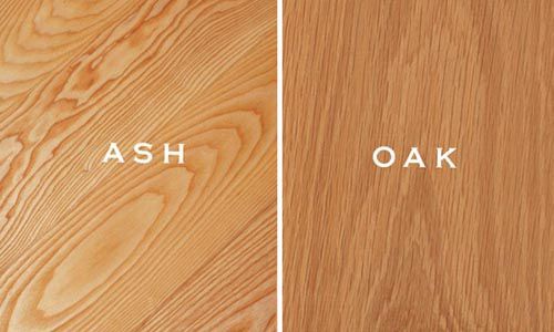 So sánh vân gỗ Tần bì ASH và gỗ sồi Nga OAK
