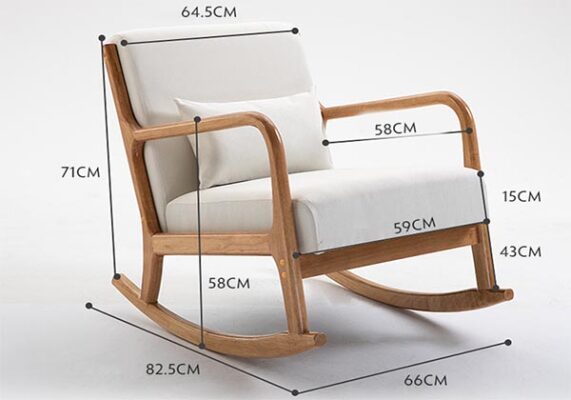 Ghế bập bênh bằng gỗ luôn là sản phẩm được yêu thích nhất