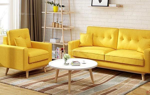Người tuổi tý cũng khá hợp với các mẫu sofa màu vàng